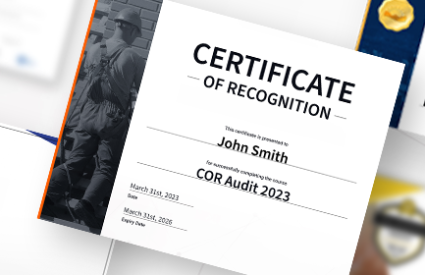 Certificate of Recognition: What, Why and How